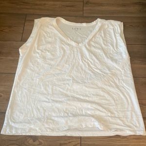 White Loft tee shirt